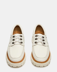 VICTOR WHITE LEATHER