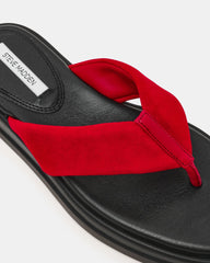 BELLA RED SUEDE