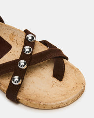 KELSO BROWN SUEDE